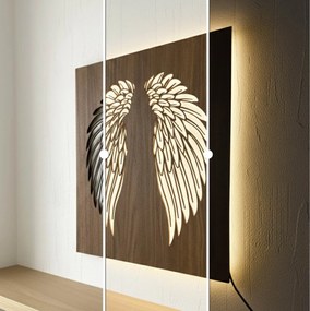 SENTOP | LED drevený obraz – Anjelske krídla | Podsvietená nástenná dekorácia od | SENTOP LED0501