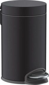 Hansgrohe AddStoris, odpadkový kôš nášľapný, čierna matná, HAN-41775670