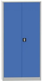 Kovona Viacúčelová kovová skriňa, 4 police 1950 x 950 x 500 mm, modré dvere