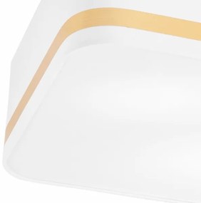 Stropné svietidlo SIRJA SQUARE 2xE27/60W/230V 35x35 cm biela