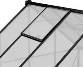 Skleník 210 x 183 x 248 cm, zosilnená konštrukcia,  polykarbonát 6 mm