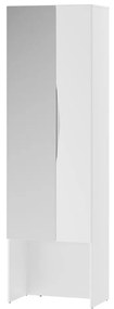 Predsieňová skriňa Lucca 08 60 cm so zrkadlom biela