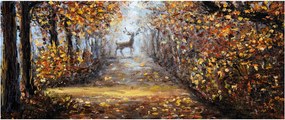 Obraz - Duch lesa (120x50 cm)