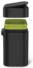 Matne čierna nádoba na kompostovateľný odpad 4 l – simplehuman
