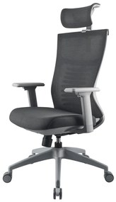 Yenkee Yenkee - Kancelárska stolička čierna/šedá FT0606