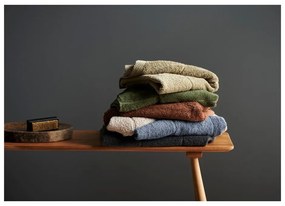 Tmavosivý froté bavlnený uterák 50x100 cm Line – Södahl