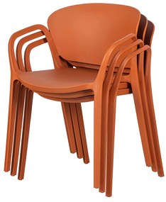 Jedálenská stolička betanny oranžová MUZZA