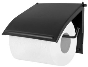 Držiak na WC papier čierny AWD