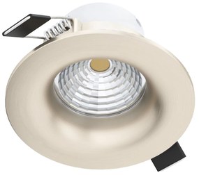 EGLO LED zápustné svetlo SALICETO, kruh, 8,8 cm, 2700K, 6W