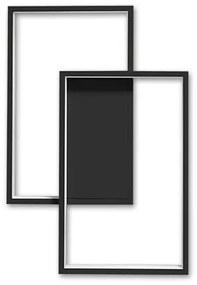 LED stmievateľné stropné svietidlo 45W/230V 3000-6500K čierne + diaľkový ovládač