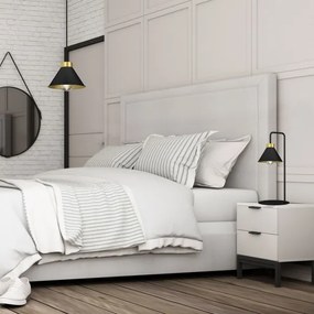 Stolná lampa DEMET 1xE27/15W/230V čierna/zlatá