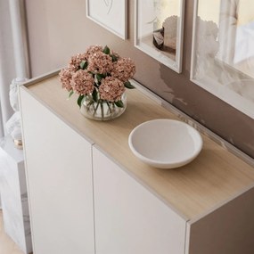 VYSOKÁ KOMODA LUCCA KAŠMÍR / DUB LINEA 97 cm