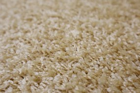 Vopi koberce Kusový koberec Color Shaggy béžový štvorec - 400x400 cm