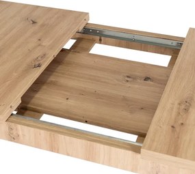 Jedálenský stôl RUBEN 120–160 cm dub ARTISAN