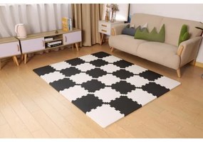 KINDERKRAFT - Penové puzzle LUNO 30ks čierna/biela