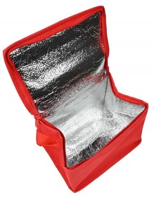 Červená chladiaca taška COOLER 4l