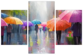 Obraz - Daždivý deň (90x60 cm)