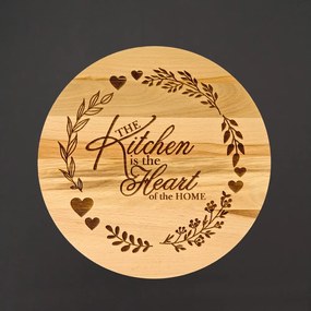 AMADEA Drevená servírovacia doska - podnos vetvičky, masívne drevo, 25 cm