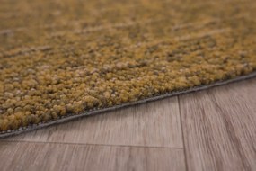 Vopi, Metrážny koberec Alassio zlatohnedý - neúčtujeme odrezky z role, na mieru, šíře 1,33m,1m,2m,3m,4m,na mieru, neúčtujeme odrezky, hnedá, filc, chodba / predsieň
