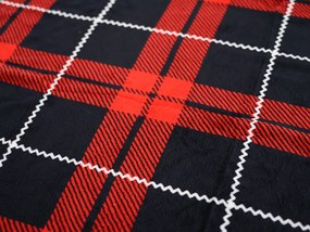 Obliečky mikroplyš ALBURY červené Rozmer obliečky: 2 ks 70 x 90 cm | 200 x 220 cm