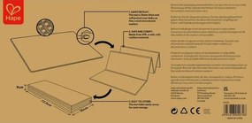 Hape Veľká skladacia podložka s abecedou