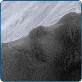 Koberec Rabbit Bubble sivý kruh