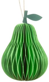 Papierová ručne vyrábaná vianočná ozdoba ø 7 cm Pear Honeycomb – Sass &amp; Belle