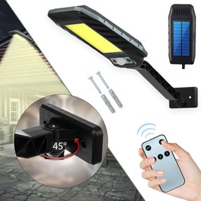 Toolight Toolight, LED solárna lampa so snímačom pohybu RSL018, čierna, OSW-10248