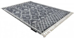 Dywany Łuszczów Kusový koberec Berber Tanger B5940 grey and white - 140x190 cm