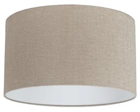 Tienidlo na lampu z látky svetlohnedá 35/35/20