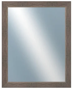 DANTIK - Zrkadlo v rámu, rozmer s rámom 80x100 cm z lišty TOMAS šedá veľká (3030)