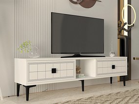 TV stolík/skrinka Yutta 1 (biela). Akcia -14%. Vlastná spoľahlivá doprava až k Vám domov. 1144967