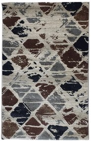 Spoltex, Kusový koberec Cambridge bone 7879, 80x150, hnedá, chodba / predsieň