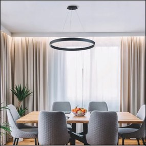 Krúžková Led lampa moderná, zmena farby svetla 3000-6500K Marco