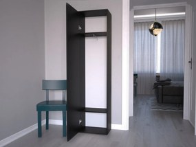 Šatníková skriňa DUO matná čierna