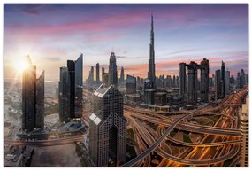 Obraz - Panorama Dubaja (90x60 cm)