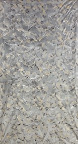 ZATEMŇOVACÍ ZÁVES NA KRÚŽKOCH ODETA 135X250 CM VZOROVANÁ