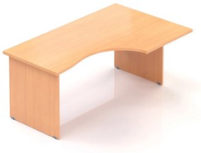 Ergonomický stôl Visio 160 x 100 cm, pravý, buk