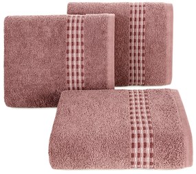 BAVLNENÝ UTERÁK RIVA 50X90 CM STARORUŽOVÁ