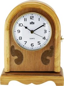Stolové hodiny MPM, 2696.53 - svetlé drevo, 21cm