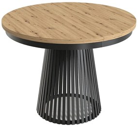 Rozkladací stôl Garda čierna/artisan