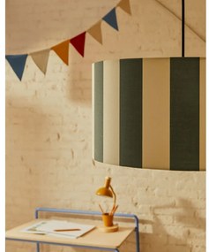 Biele/modré detské tienidlo ø 40 cm Ciral – Kave Home