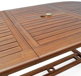 Casaria Záhradný nábytok z dreva 6+1