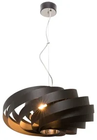 Závesná lampa VENTO čierna