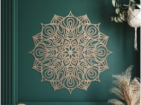 drevko Drevená mandala Hypnóza Rozmer obrazu: 44,5 x 44,5 cm, Farba dekorácie: Čierna