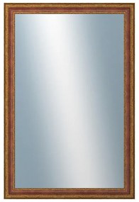 DANTIK - Zrkadlo v rámu, rozmer s rámom 80x160 cm z lišty HRAD červená (3006)