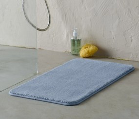 Predložka do kúpeľne, cca 70 x 40 cm, modrá