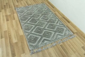 Koberec Berber 6846 l.3D sivý