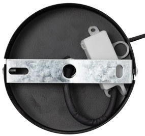 Atmosphera - Luster na lanku SAVIO 1xE27/40W/230V čierna