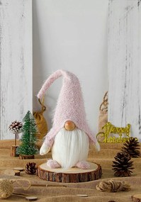 Vianočný škriatok 50 cm - ružový